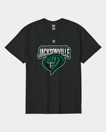 Jacksonville A.A Christian College Mocs Unisex Heavy Cotton T-Shirt | Gildan