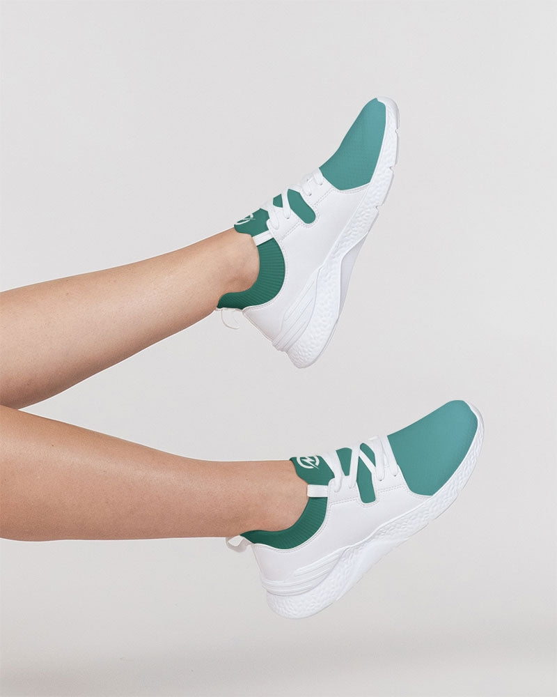 Gradient Mocs Green Women's Two-Tone Sneaker